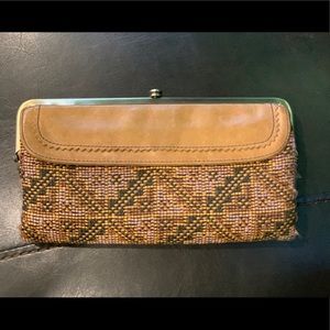 Hobo Lauren Fabric Crochet Wallet